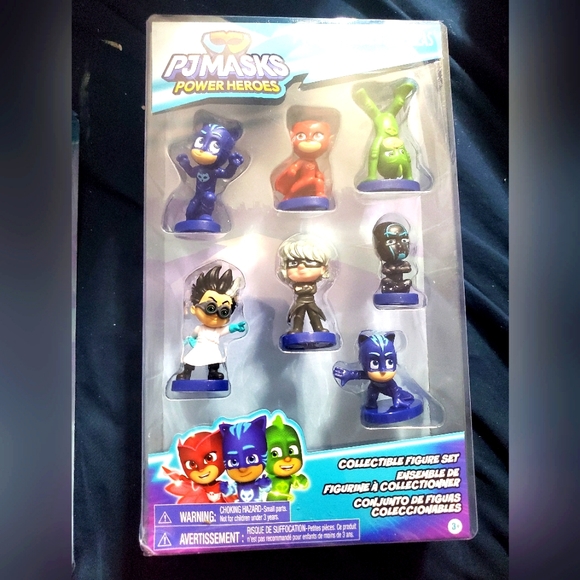 : PJ Masks 7-piece Collectible Figure Set, Kids Toys for Ages 3 up damaged box - Picture 5 of 6